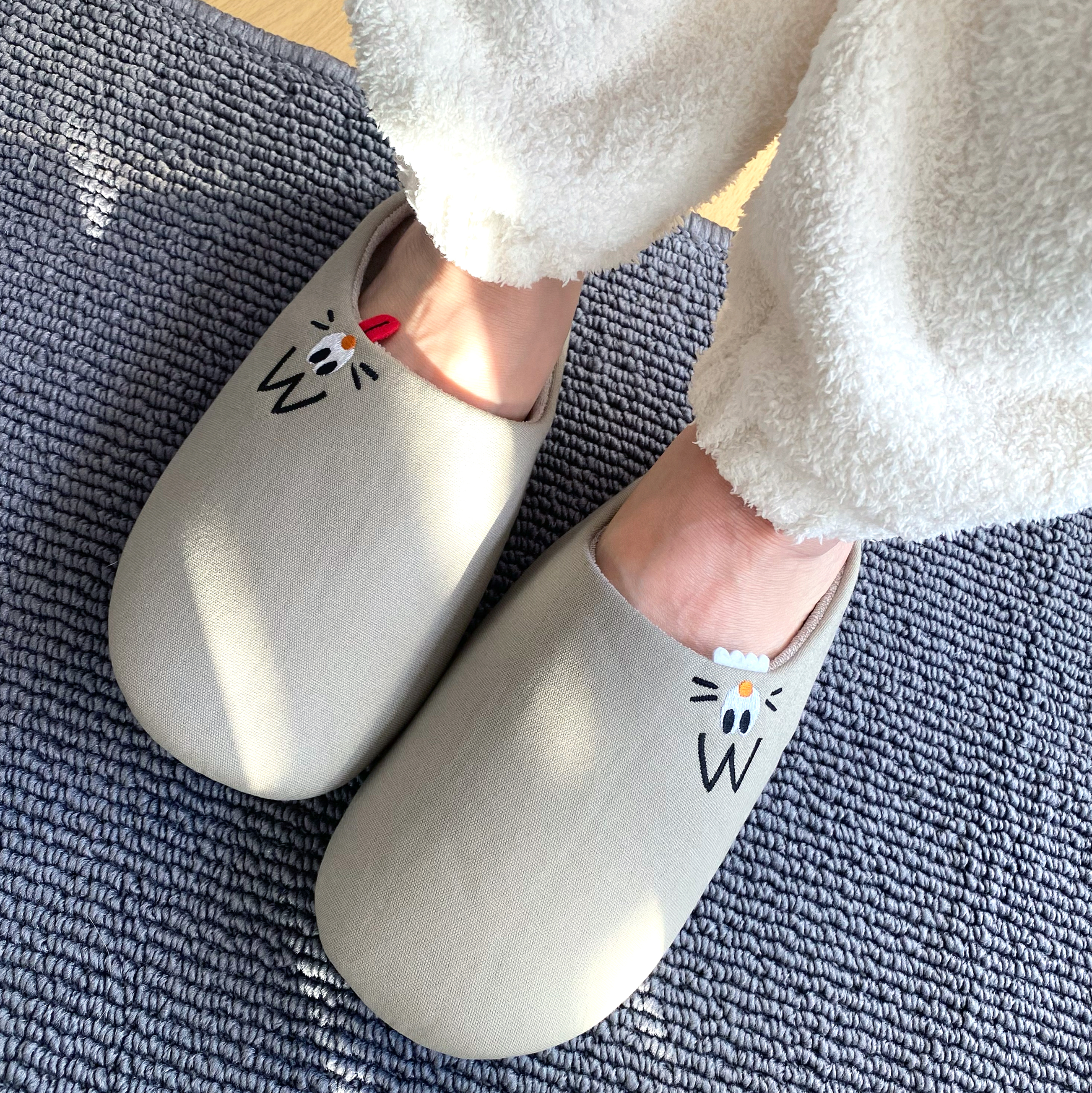 ZIPPA - ルームシューズ　＜２足セット＞